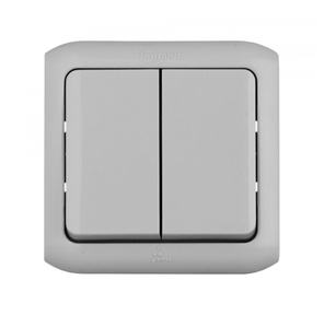 Quteo Выключатель 10A 2кл IP44 СЕР