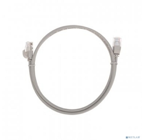 Патч-корд U / UTP REXANT категория 6A  (10G),  RJ45-RJ45,  неэкранированный,  28AWG,  LSZH,  серый,  1 м