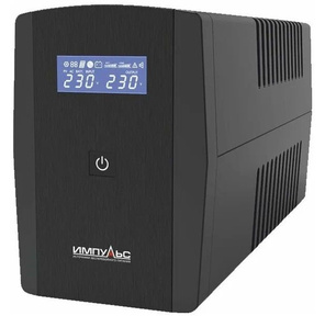 Источник бесперебойного питания Импульс ЮНИОР СМАРТ,  Интерактивная,  2200 ВА  /  1320 Вт,  Tower,  IEC,  LCD,  USB,  USB