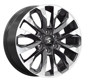 Легковой диск КиК 8, 0 / 20 6*139, 7 Diamond Black Gris