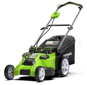 Greenworks Газонокосилка аккумуляторная G40LM49DB,  TwinForce,  {40V,  49 см,  без АКБ и ЗУ} [2500207]