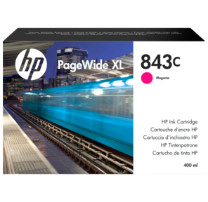 HP 843C 400-ml Magenta Ink Cartridge