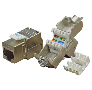 Модуль Keystone RJ45,  Cat.6,  STP,  180 градусов