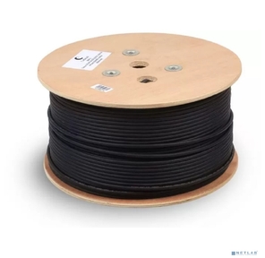 Cabeus FTP-4P-Cat.5e-SOLID-OUT-PE-UV Кабель витая пара экранированная FTP  (F / UTP),  категория 5e,  4 пары  (24 AWG),  одножильный,  экран - фольга,  для внешней прокладки,  PE-UV  (305 м)