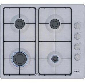 Газовая варочная поверхность Bosch PBP6C5K80O нержавеющая сталь