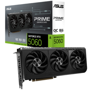 Видеокарта ASUS PRIME-RTX5060-O8G /  / RTX5060 HDMI DP*3 8G D7; 90YV0N10-M0NA00