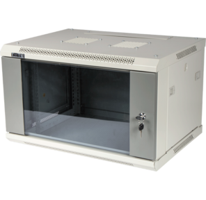 Lanmaster TWT-CBWPG-9U-6X4-GY Pro,  настенный,  9U,  600x400мм,  стеклянная дверь,  до 60кг,  серый