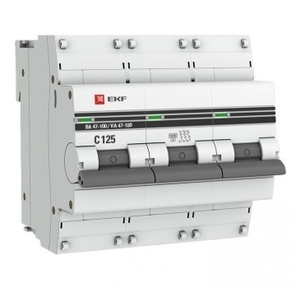 EKF mcb47100-3-40C-pro Автоматический выключатель 3P 40А  (C) 10kA ВА 47-100 EKF PROxima