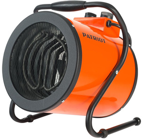PATRIOT PT-R 5 Электрокалорифер Мощн. по ступеням 3.0 / 4.5 кВт,  220В,  шнур с промышленной вилкой и ответной частью,   поток воздуха 420м3 / час,  вес 7кг  (633307265)