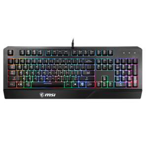 MSI VIGOR GK20 RU черный USB Multimedia for gamer LED  (подставка для запястий)