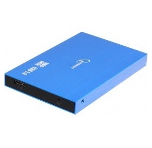 Gembird EE2-U3S-56 Внешний корпус 2.5" синий металлик,  USB 3.0,  SATA,  алюминий