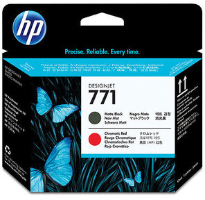 Печатающая головка HP 771 Designjet  (матовый черный / хроматический красный)