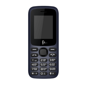 Телефон сотовый F+ F197 Dark blue,  1.77'' 128x160,  32MB RAM,  32MB,  up to 32GB flash,  0.08Mpix,  2 Sim,  BT v2.0,  Micro-USB,  600mAh,  70g,  114 ммx48 ммx13 мм