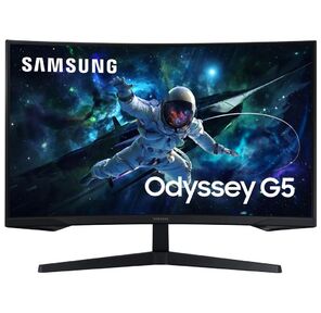 Монитор 27" SAMSUNG S27CG550EI Odyssey G5 G55C QHD Black  (VA,  2560x1440,  HDMI+DP,  1 ms,  178° / 178°,  300 cd / m,  2500:1,  165Hz,  Curved 1000R)