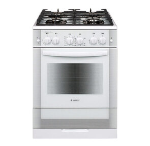 Плита Газовая Gefest ПГ 6500-02 0042 белый  (без крышки) реш.чугун