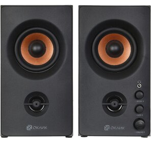 Колонки Oklick OK-164 2.0 черный 30Вт