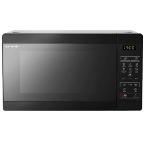 Микроволновая печь Sharp 20 л,  800 Вт,  гриль,  эмаль,  черный,  440x258x324мм
