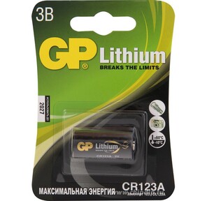 Литиевая батарейка CR123AE 3В- 1 шт. в блистере