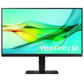 24" Монитор Samsung ViewFinity S6 S60UD S24D604UAU Black QHD  (2560x1440),  IPS,  100Hz,  HDMI+DP+USB-C