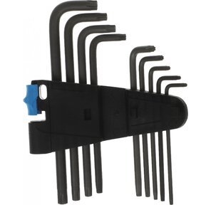 WERA  (WE-024244) 967 L / 9 TORX® HF Набор Г-образных ключей с фиксирующей функцией,  BlackLaser,  9 предметов