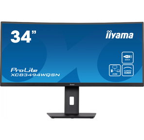 Iiyama XCB3494WQSN-B5 34" ProLite IPS LED 0.4ms 21:9 HDMI M / M матовая HAS 300cd 178гр / 178гр 3440x1440 120Hz DP 2K USB 9.4кг черный