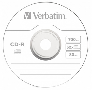 Диск CD-R Verbatim 700Mb 52x extra protect  (10шт) 43725