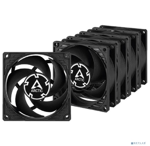 Case fan ARCTIC P8 PWM PST Value Pack  (Black / Black) - retail  (ACFAN00154A)