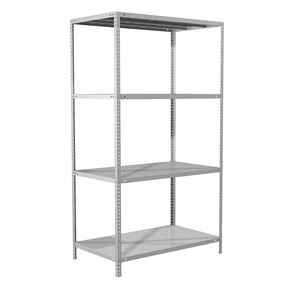 Стеллаж MS 185 / 100х60 / 4  (Размеры внешние  (ВхШхГ) 1850х1000х600 мм,  4 полки,  с единой стойкой) [S24199156402]