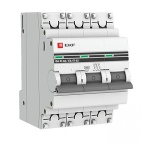 EKF mcb4763-3-32B-pro Автоматический выключатель 3P 32А  (В) 4, 5kA ВА 47-63 EKF PROxima
