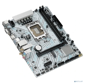 MAXSUN MS-B660M GAMING WIFI ICE  (Socket 1700,  mATX,  2*DDR4 (64Gb),  VGA / HDMI,  3*SATA3,  1*M.2,  1*PCIEx16 / 1*PCIEx1,  4*USB2.0,  2*USB 3.2,  LAN 1*1G,  Bluetooth 4.2,   Wi-Fi 802.11ac,  RTL)