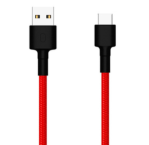 Xiaomi Mi X18863 Braided USB Type-C Cable 1.0m,  Black / Red