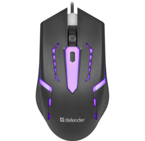 Defender Hit MB-601 [52601] {Проводная оптическая мышь,  7 цветов,  4 кнопки,  800-1200dpi}