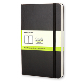 Блокнот Moleskine CLASSIC QP012 Pocket 90x140мм 192стр. нелинованный твердая обложка фиксирующая резинка черный