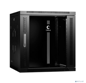 CABEUS SH-05F-12U60 / 60-R-BK 12U 600X600X635MM  (ШХГХВ) ДВЕРЬ СТЕКЛО,  ЦВЕТ ЧЕРНЫЙ  (RAL 9004)