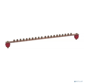 Cabeus CGB-IN-1U-20-19 Медная шина заземления с изоляторами,  20 точек подключения,  19" дюймов