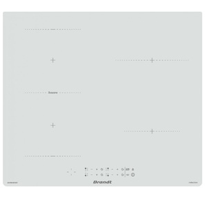 Варочная поверхность Brandt,  индукционная,  4 варочных зоны,  14 уровней мощности,  индикация остаточного тепла,  таймер,  Ultraboost,  цвет белый