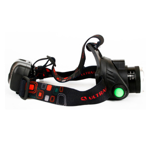 Ultraflash E1336  (фонарь налоб акк 3, 7В,  черный,  1LED,  4 Ватт,  фокус,  2 ак 4 реж,  сенсор,  бокс)