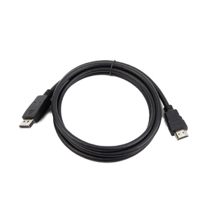 Bion Кабель DisplayPort - HDMI,  20M / 19M,  однонаправленный конвертор сигнала с DisplayPort в HDMI,  3м,  черный [BXP-CC-DP-HDMI-030]