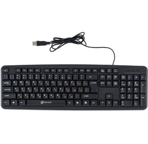 Клавиатура Oklick 130M черный USB