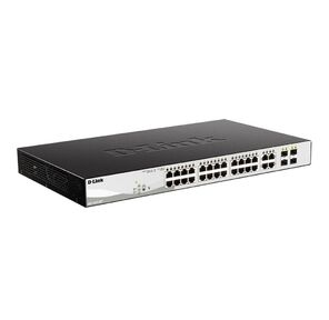 Коммутатор /  DGS-1210-28P / F5A Настраиваемый L2 PoE-коммутатор,  24x1000Base-T,  4хCombo 1000Base-T / SFP