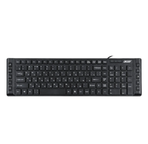 Клавиатура Acer OKW010 черный USB slim Multimedia