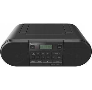 Panasonic RX-D550E-K Аудиомагнитола 20Вт CD CDRW MP3 FM (dig) USB BT черный