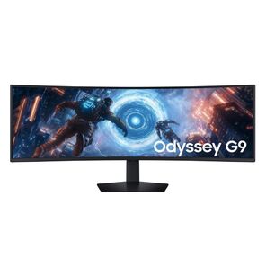 Монитор 49" SAMSUNG S49FG916EI Odyssey G9 G91F DQHD Curved VA,  5120x1440,  144Hz,  1ms,  350сd / m,  2500:1,  HDR10 | 2xHDMI (2.1),  DP (1.4),  2xUSB3.2 | HAS,  Swivel,  InPSU,  Vesa 100,  Black
