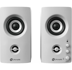 Колонки Oklick OK-164 2.0 белый 30Вт