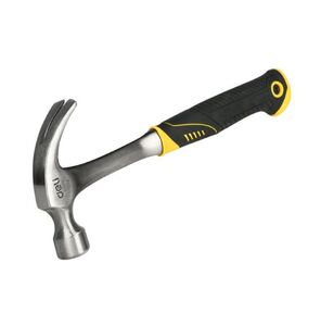 Ударно-рычажный инструмент Deli Молоток-гвоздодер цельнокованный Deli DL5072 450 гр,  прорезиненныя рукоять