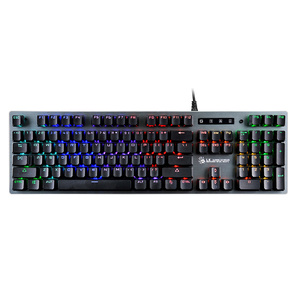 Клавиатура A4 Bloody B765 механическая серый USB for gamer LED