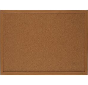 Cactus CS-CWBD-45X60 Демонстрационная доска,  пробка /  пробковая 45х60см деревянная рама коричневый