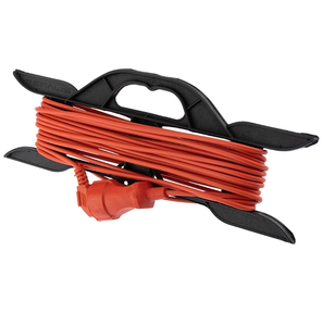 Удлинитель-шнур на рамке PROconnect ПВС 2х0.75,  10 м,  б / з,  6 А,  1300 Вт,  IP20,  оранжевый  (Сделано в России)