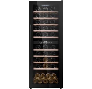 Винный шкаф Maunfeld MFWC-201D77 2-хкамерн. черный