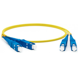 Кабель Патч-корд Lanmaster TWT-2SC-2SC / SU-5.0 2x SC дуплекс-SC дуплекс 5м ПВХ желтый
